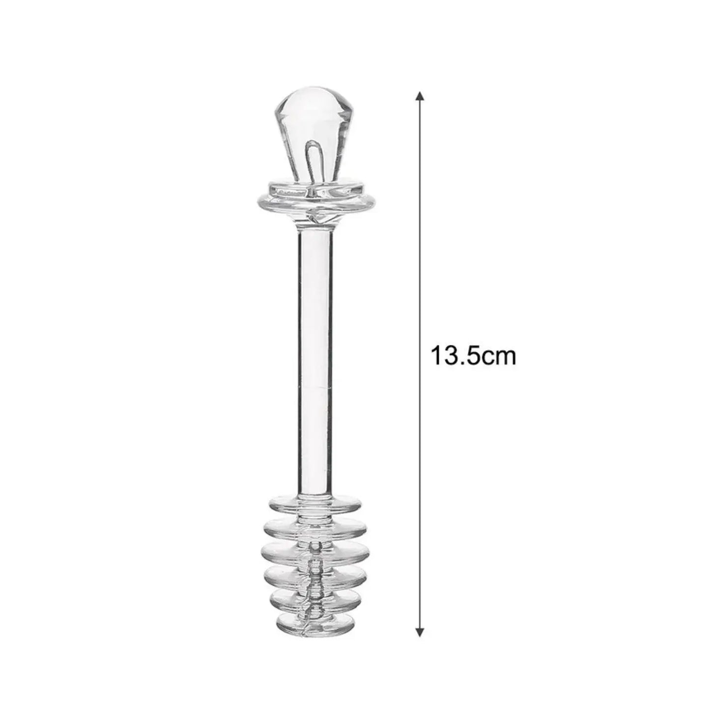 Pegador de Mel Wincy Casa – 2 Peças em Poliestireno Preto 21×4 cm