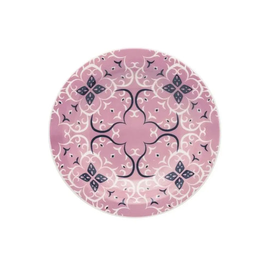 Prato Fundo 23 cm Floral Hana – Oxford | Cerâmica Arabesco Rosa