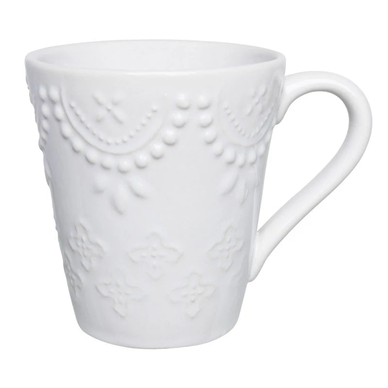 Caneca Dalas 280 ml – Cerâmica Oxford Biona | Mandala em Relevo