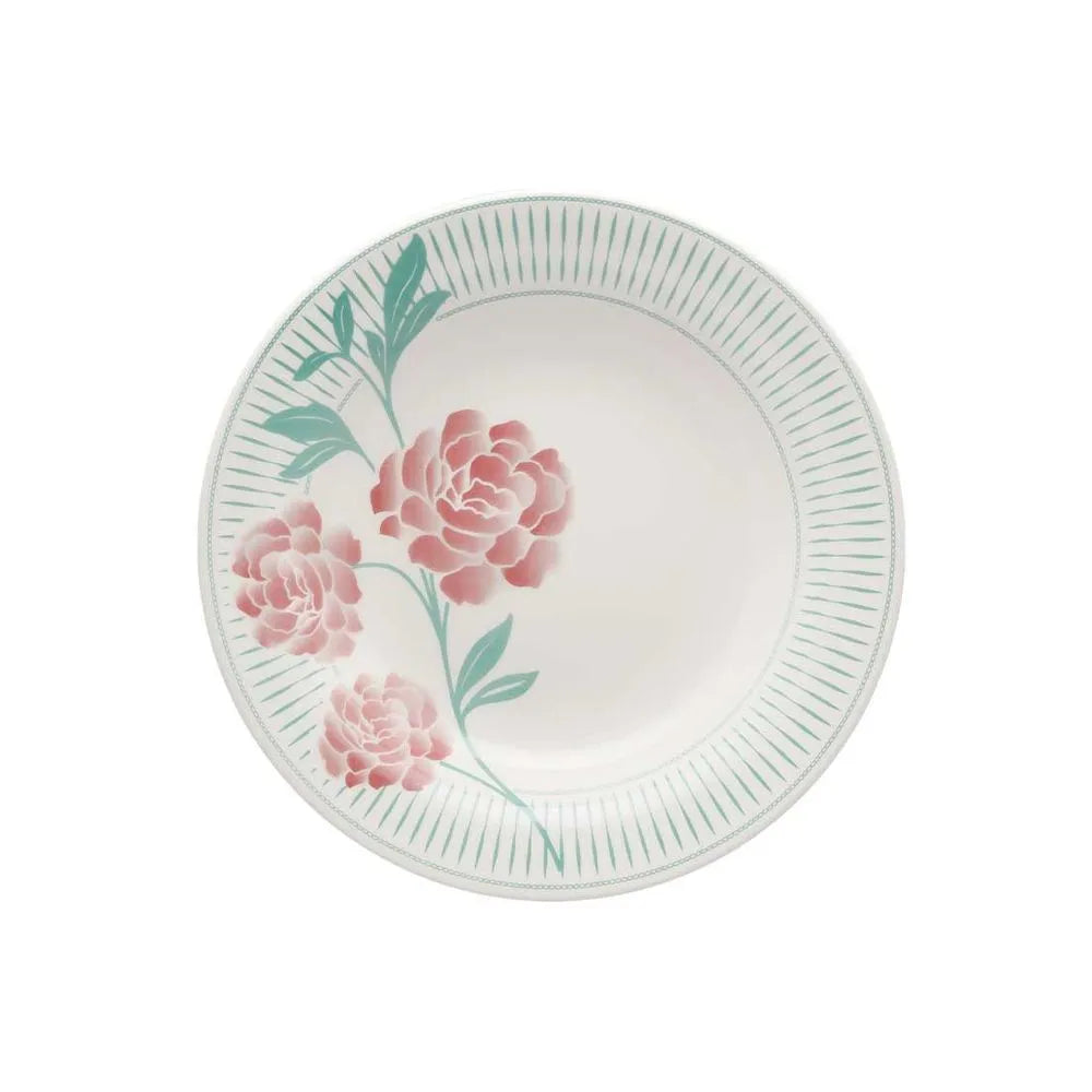 Conjunto de Pratos Fundos 21,5 cm Cerâmica Donna Bloom – Biona / Oxford | Uso Micro-ondas e Lava-louças