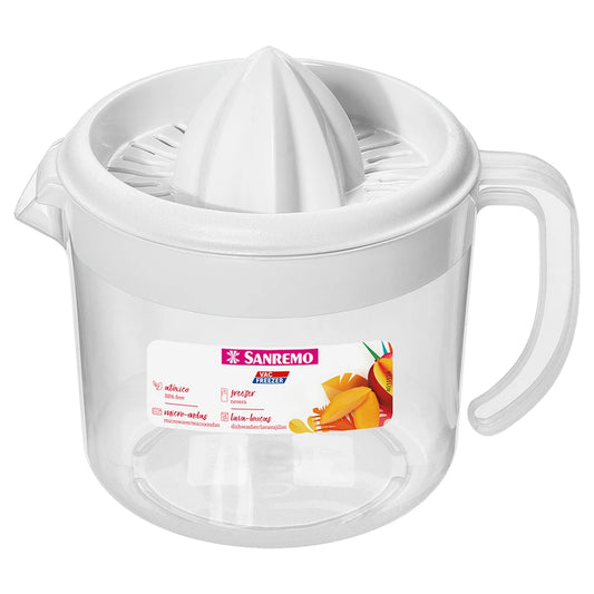 Jarra com Espremedor Sanremo Vac Freezer 1L — Plástico Atóxico (BPA-free), Freezer / Micro-ondas / Lava-louças, Bico Antigotejo