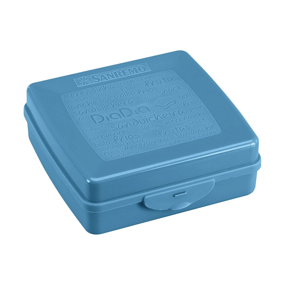 Sanduicheira Plástica Sanremo SR684/2 Azul 12x4 cm BPA Free