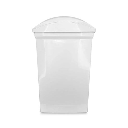 Lixeira Basculante 15 L Sanremo Casablanca SR62 | Plástico (PP), Tampa Basculante, Compacta para Cozinha e Banheiro