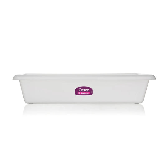 Travessa Plástica Sanremo M Ref.342 — 44×28,5×8,2 cm | Bandeja para Temperar e Servir