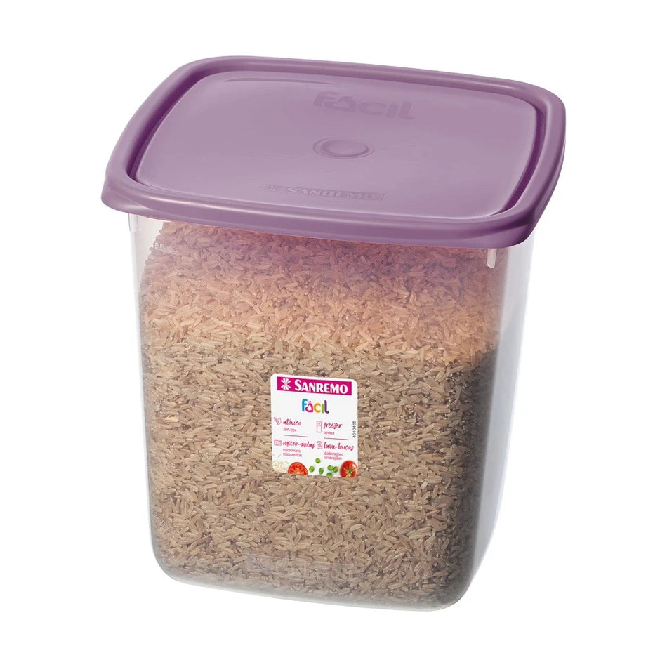 Pote Plástico Sanremo Fácil 7L SR149/6 | Hermético | BPA Free