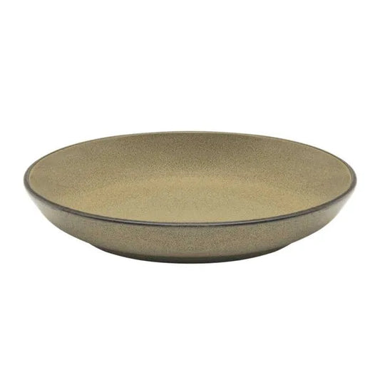 Prato Fundo 20,5 cm Flat Ocre Oxford Biona – Cerâmica Premium, Design Moderno e Sofisticado
