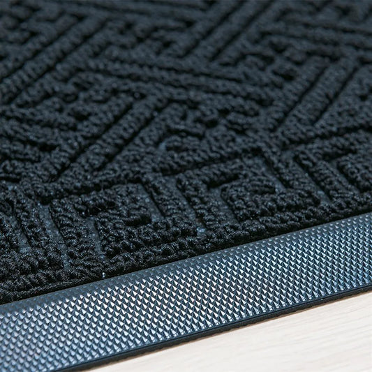 Capacho Lima 60×90 cm – Preto Bouclé Antiderrapante | Niazitex