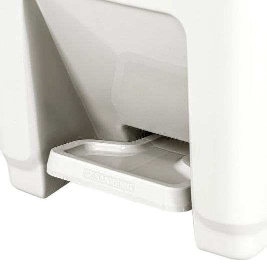 Lixeira Quadrada 15L Sanremo SR2215 – Pedal Reforçado, Plástico