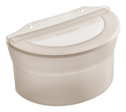 Saleiro Plástico Sanremo 885ml SR305/3 Furo Parede 17x9x12,5cm