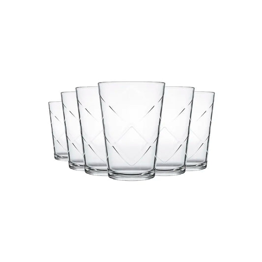 Conjunto 6 Copos Multiuso Vidro 265 ml Nadir Maracatu