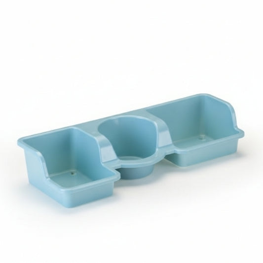 Porta Detergente Plástico Colorido – Organizador de Pia 31 × 12 × 6 cm Plásticos Rainha Ref 29