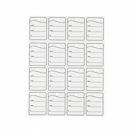 Etiqueta Tag para Marcação 38 x 30 mm Grespan | Pacote com 1.000 unidades