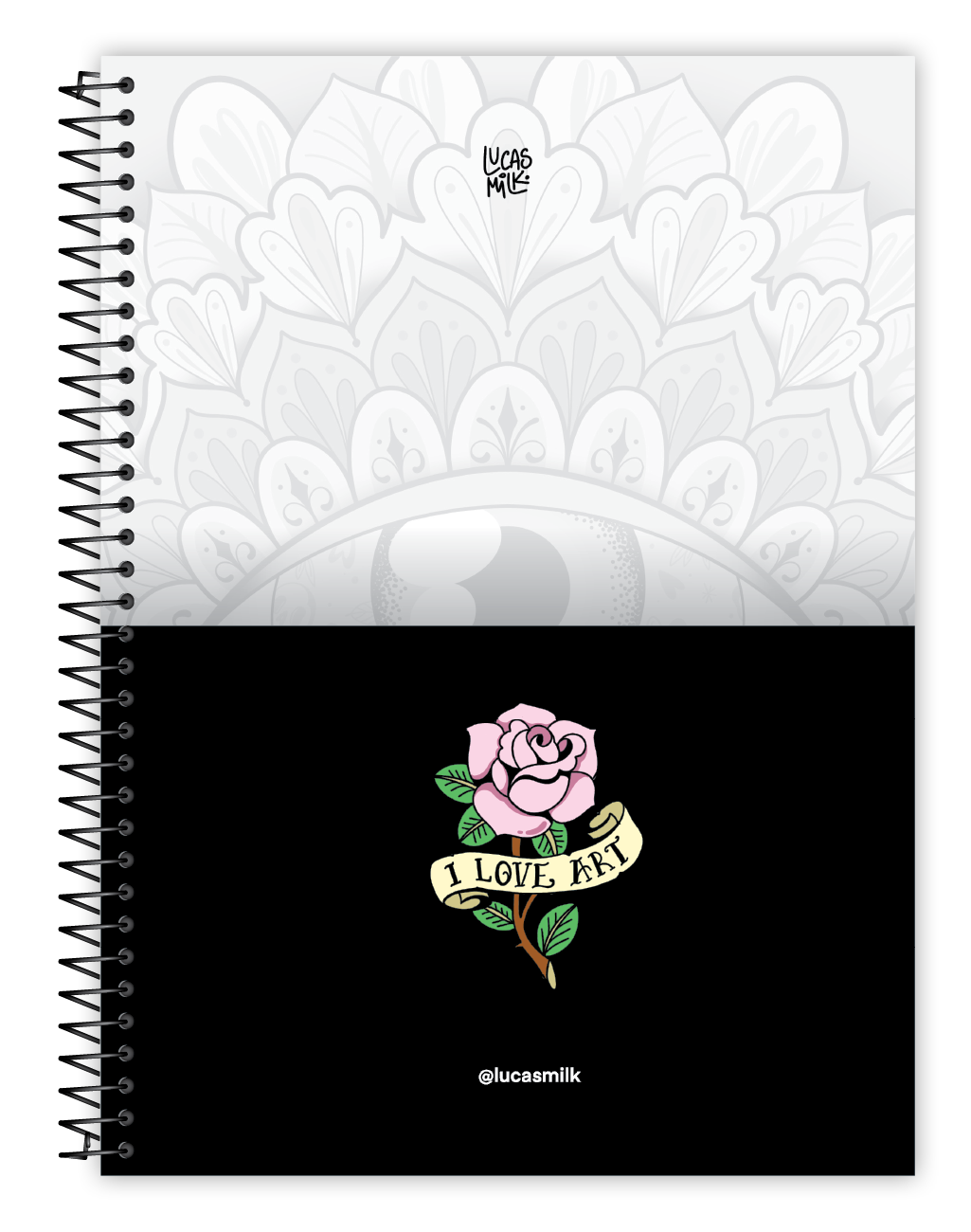 Caderno Original Arts 1 Matéria, 80 Folhas Credeal – Capa Dura, Espiral, Tamanho Universitário (200x275 mm) – Papel de Alta Qualidade e Certificação FSC