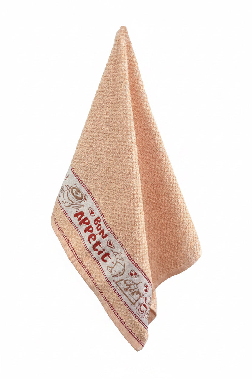 Pano de Copa Döhler Vida II 45x70 cm | Felpudo, Jacquard e 85% Algodão