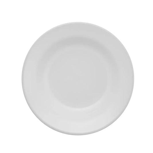 Conjunto de Pratos Fundos Cerâmica 21,5 cm Donna Branco Para Todas as Refeições | Oxford