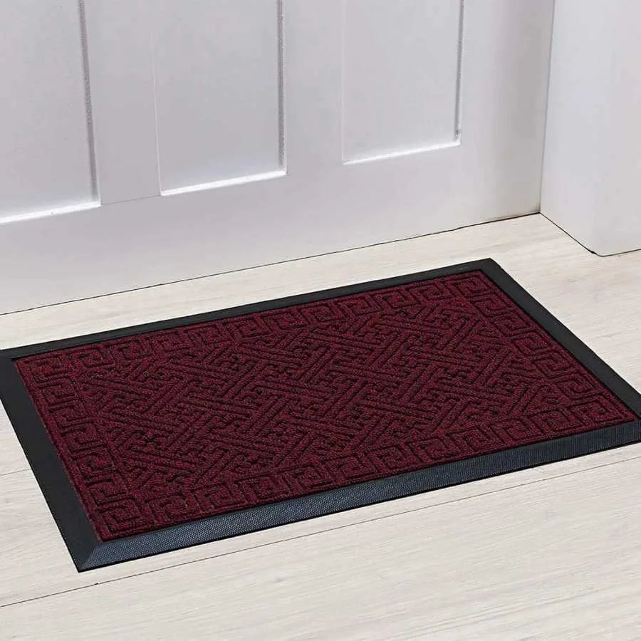 Capacho Niazitex Lima 40×60 cm – Antiderrapante Vermelho | Porta de Entrada