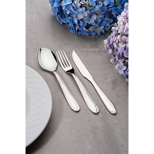 Kit 6 Colheres de Mesa Laguna em Aço Inox 19 cm – Acabamento em Brilho | Tramontina