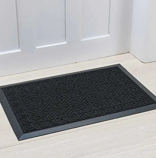 Capacho Lima 40×60 cm – Preto Antiderrapante | Niazitex Tapete Entrada