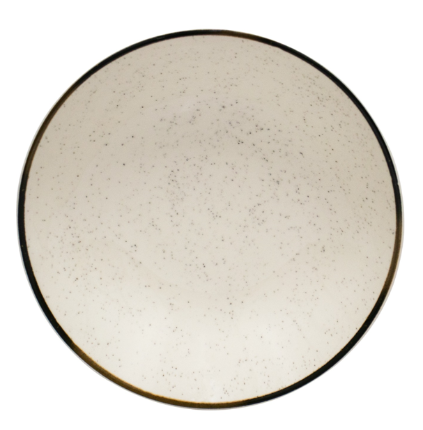 Conjunto de Pratos Rasos Cerâmica 26 cm Unni Brisa Oxford – Cerâmica Bicolor Elegante