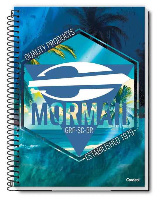 Caderno Mormaii Surfe Masculino Universitário 10 Matérias 160 Folhas | Credeal