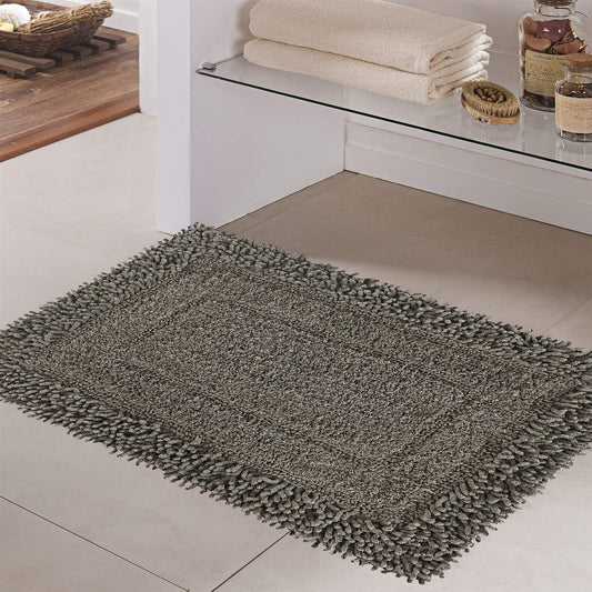 Tapete de Banheiro Los Angeles Kaki 50x70cm | 100% Algodão | NIAZITEX
