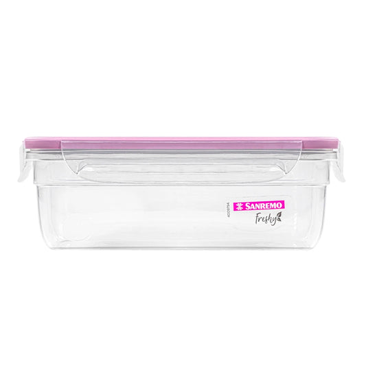 Pote Hermético Freshy 1,24 L Sanremo — Tampa com 4 Travas & Borracha Vedadora | BPA-Free | Vai ao Micro-ondas, Freezer e Lava-louças