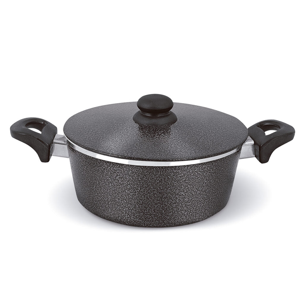 Panela Caçarola Alumínio Fundido Craqueada Nº 22 – 2,9 L | 5 Estrelas