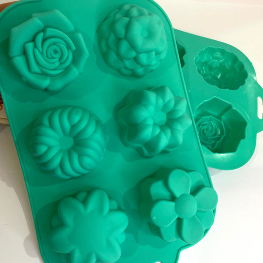 Forma de Silicone para Cupcakes 80 ml – 6 Cavidades - Linha Candy | Art House