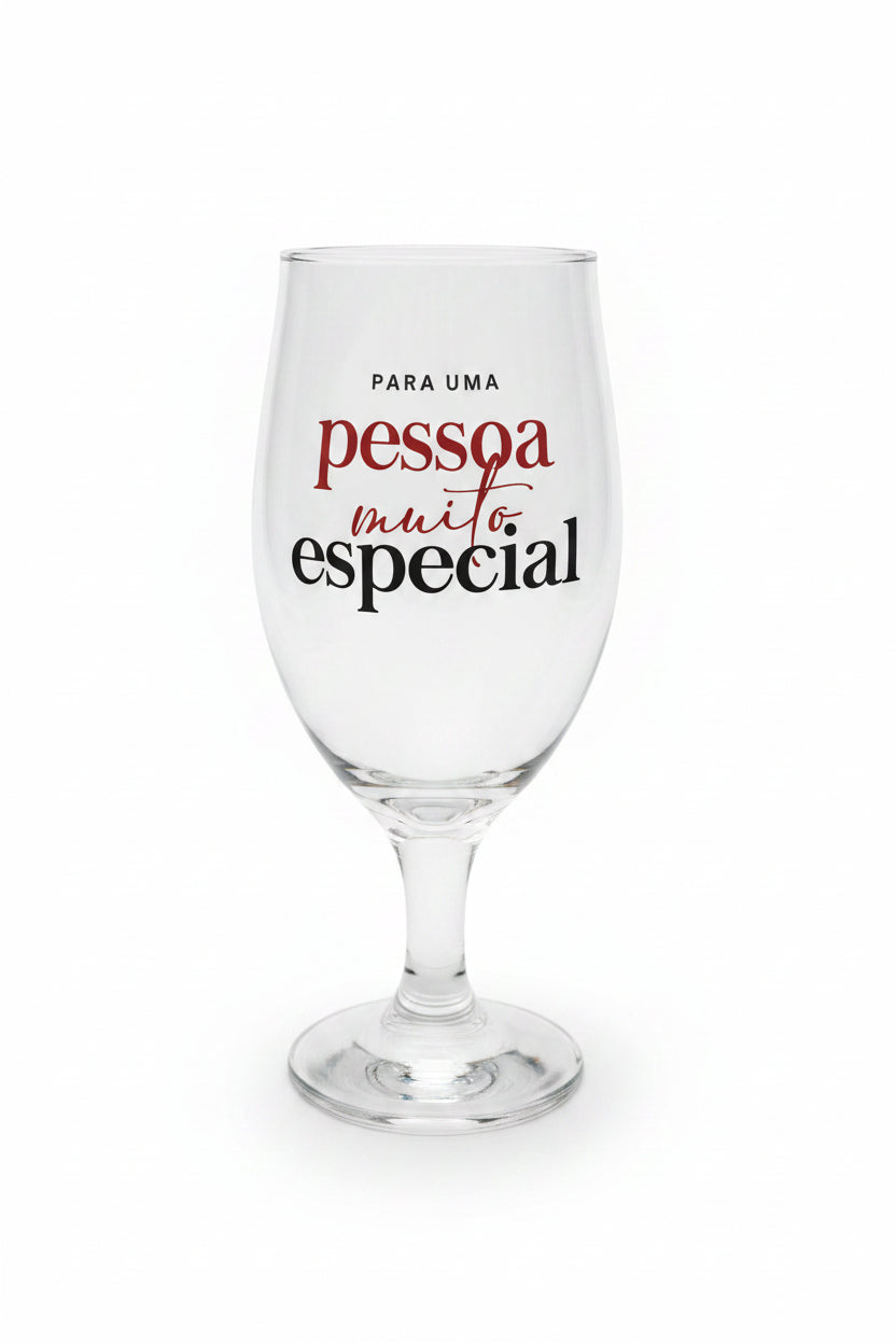 Taça Windsor 330ml Brasfoot – Para uma Pessoa Muito Especial | Presente em Vidro
