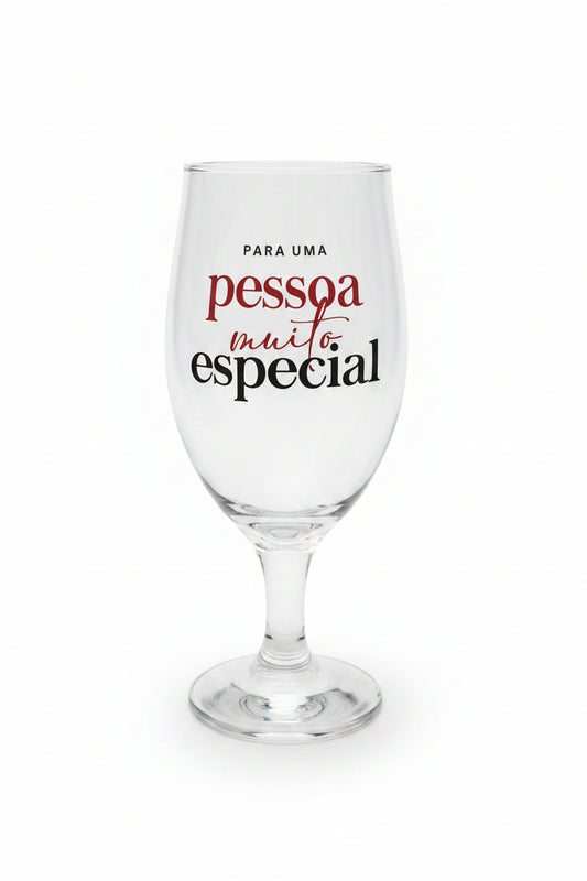 Taça Windsor 330ml Brasfoot – Para uma Pessoa Muito Especial | Presente em Vidro