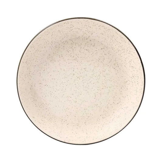 Conjunto de 6 Pratos Fundos Cerâmica 20,5 cm Flat Duna Oxford – Off-White