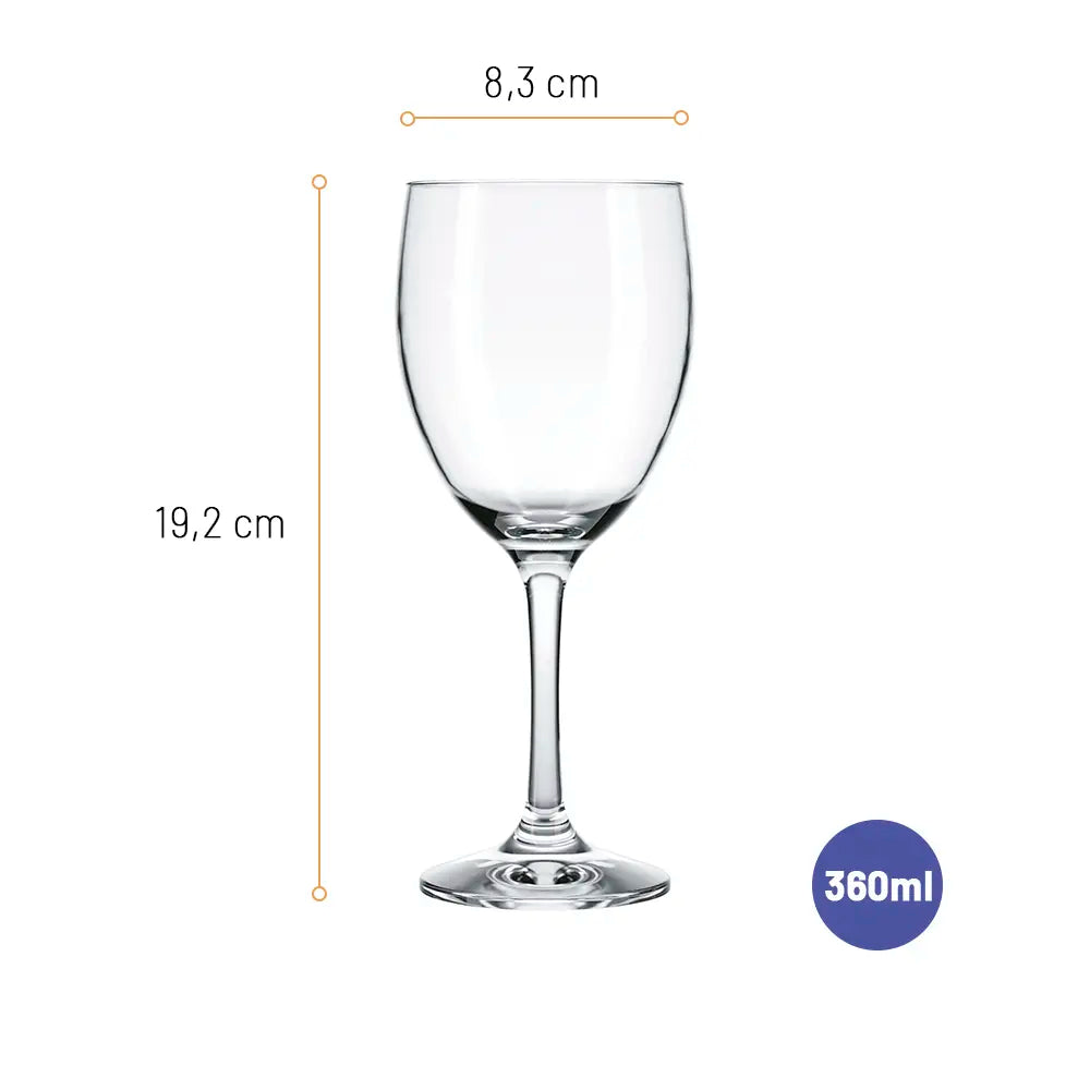 Taça Imperatriz para Vinho Tinto 360 ml | Nadir