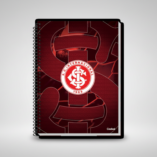 Caderno do Inter Universitário Credeal | Capa Dura 1 Matéria 80 Folhas | Produto Licenciado | 6 Capas