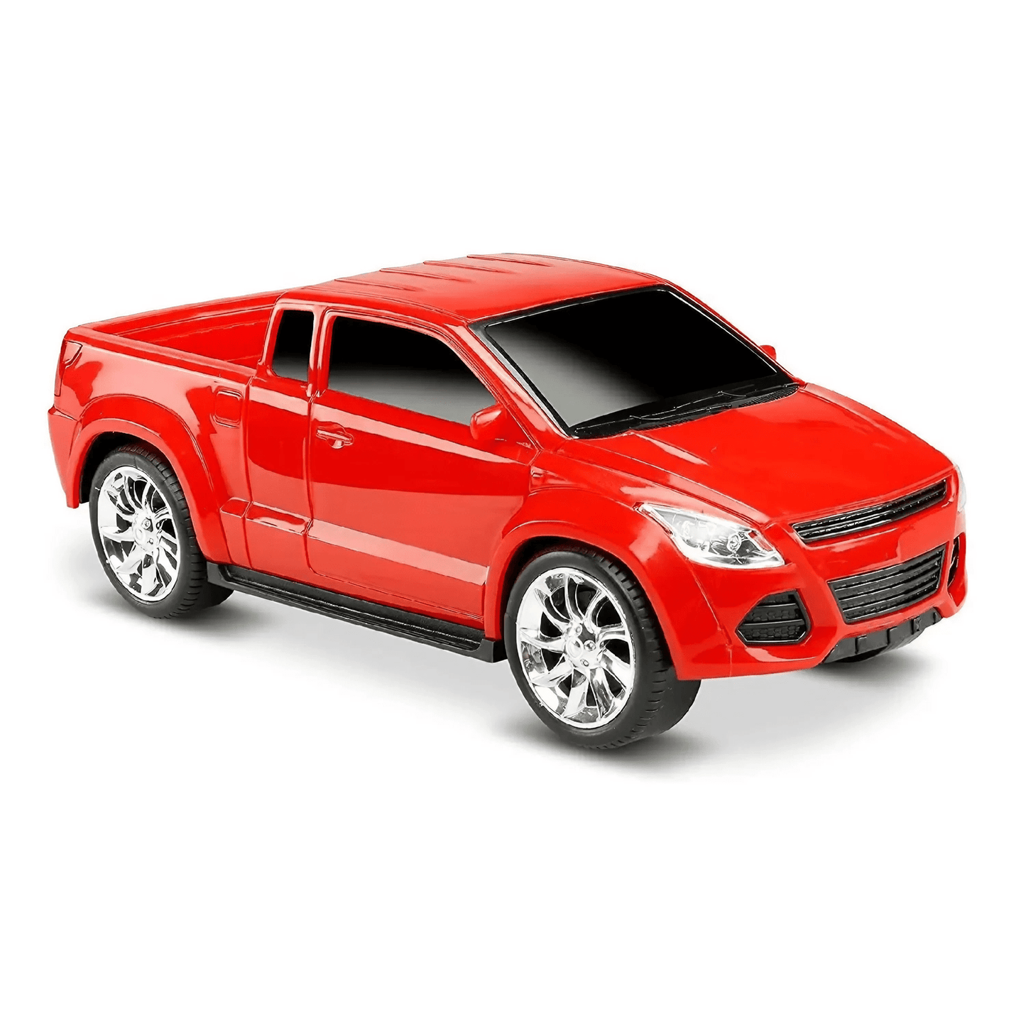 Caminhão Cegonheira Diamond Truck Roma 66 cm (Ref. 1321) – 4 Pick-ups com Rampa e Trava