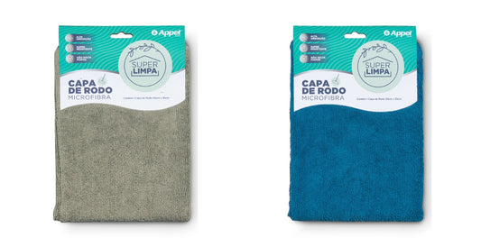 Capa de Rodo Microfibra Appel Super Limpa 50x35cm — Alta Absorção, Sem Fiapos