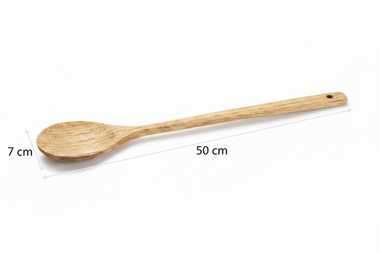 Colher de Bambu 50 cm – BigSul | Utensílio de Cozinha Extra-Longa