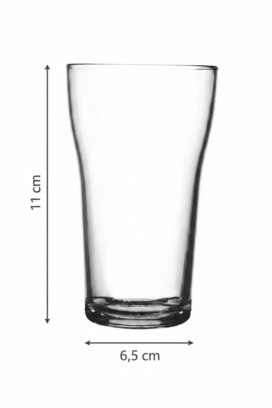 Conjunto 6 Copos Choppinho Boteco 200ml Nadir — Vidro Resistente, Estilo Clássico de Bar