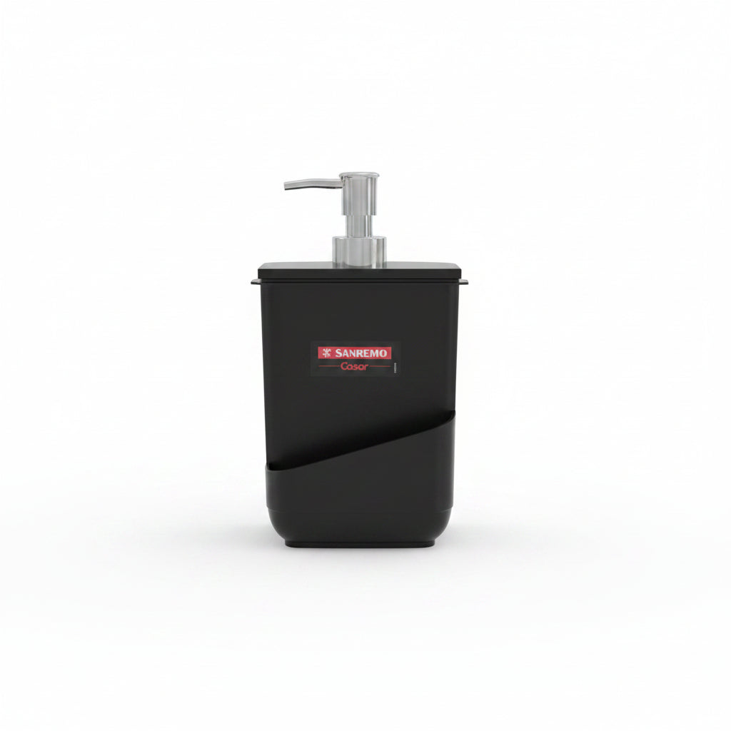Dispenser para Detergente com Porta Esponja 500ml Sanremo – Linha Casar