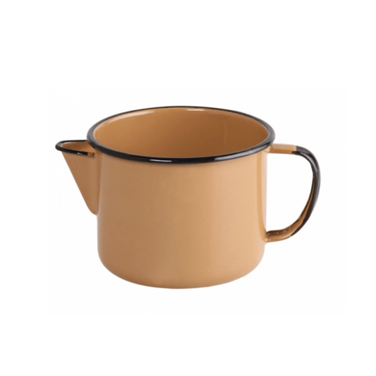 Caneca Esmaltada Ewel Com Bico Nº 12 Marrom – 1 L