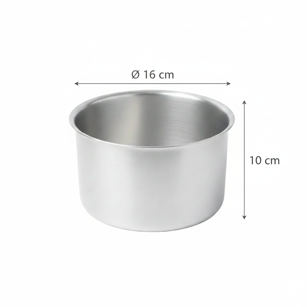 Forma Redonda Alta 16 cm – Alumínio 5 Estrelas | Para Bolos em Camadas e Naked Cakes