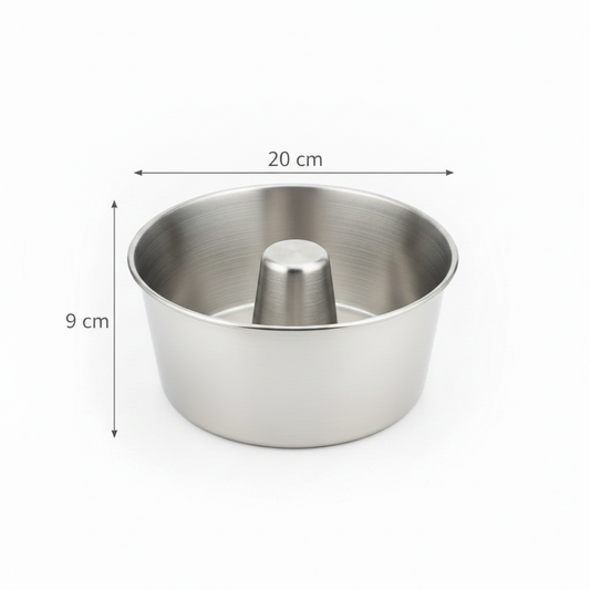 Forma com Centro 20 cm Alta Alumínio 5 Estrelas — Ref. 995 | 1,7L