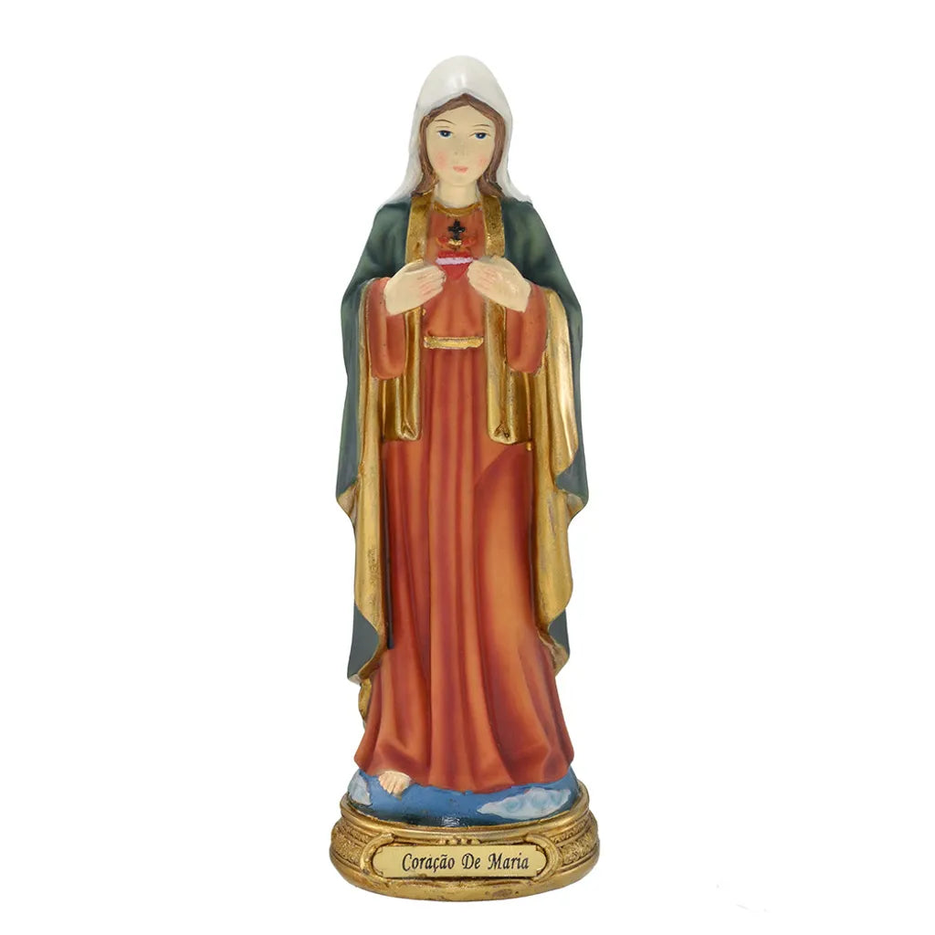 Imagem Imaculado Coração de Maria 20 cm – Florence Espressione Arts | Resina Religiosa