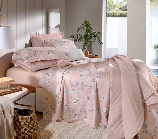 Jogo Roupa de Cama Giulia Toque de Algodão – 1 Lençol + 2 Fronhas | Hedrons
