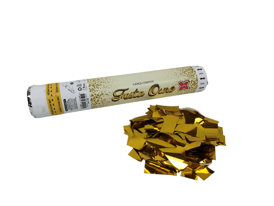 Lança Confete Festa Ouro Make+ | Diversão e brilho para suas comemorações