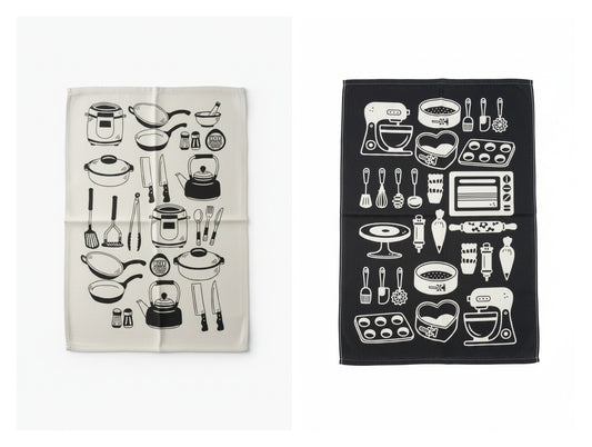 Pano de Copa Döhler Felpudo Menu 45x65cm 240 g/m² 100% Algodão Alta Absorção | Estampas Sortidas