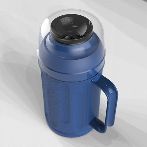 Garrafa Térmica Termolar Personal 500ml | Ampola de Vidro · Rolha Clean · 12h Quente / 24h Frio
