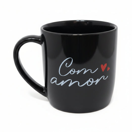 Caneca de Porcelana Urban 300ml “Pra Quem Me Faz Muito Feliz” – Brasfoot