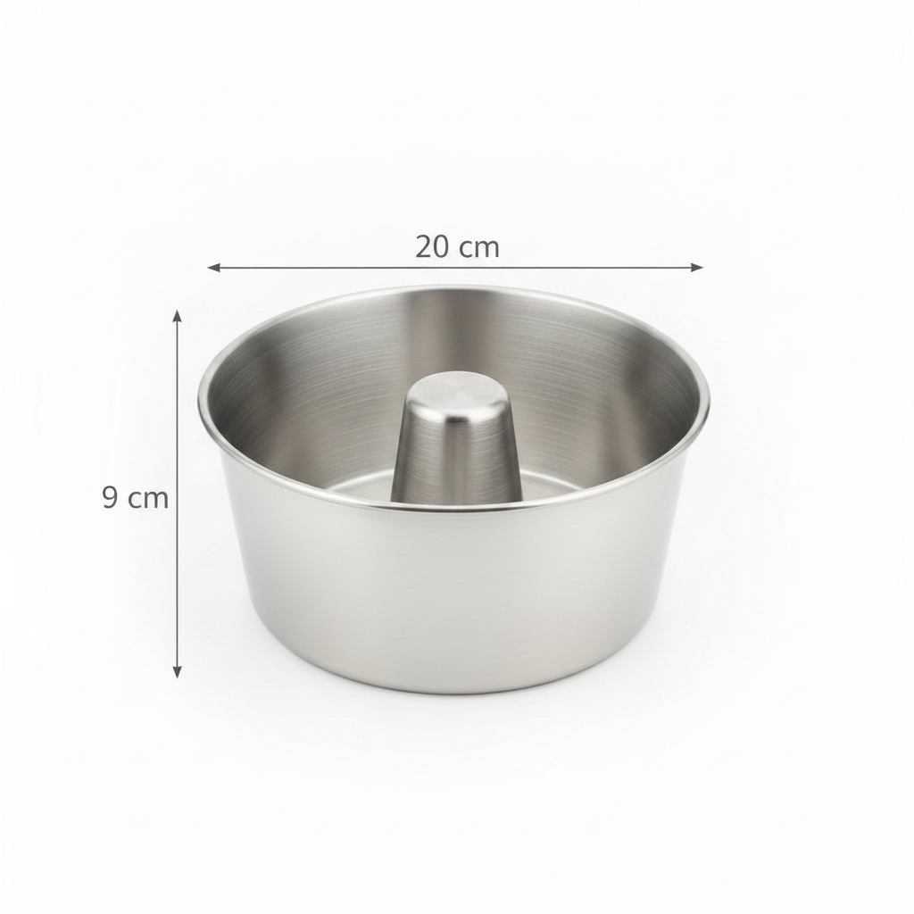 Forma com Centro 20 cm Alta Alumínio 5 Estrelas — Ref. 995 | 1,7L