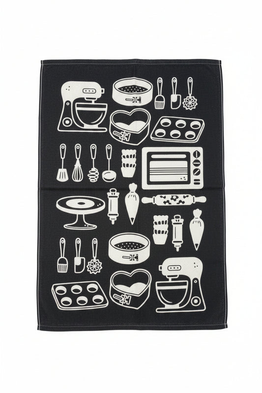 Pano de Copa Döhler Felpudo Menu 45x65cm 240 g/m² 100% Algodão Alta Absorção | Estampas Sortidas