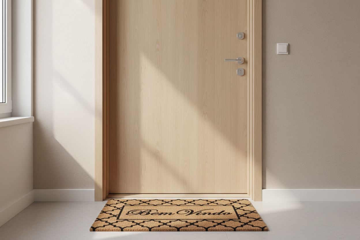 Capacho Bem Vindo Fibra de Coco 33×60 cm — Niazitex